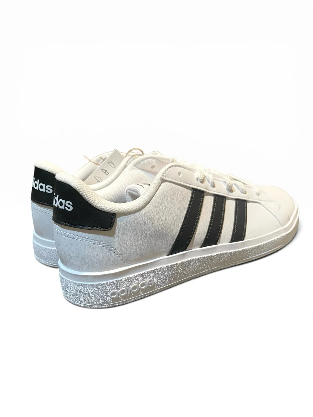 ADIDAS GRAND COURT 2.0 K Size 5Y NEW Cloud White/Core Black